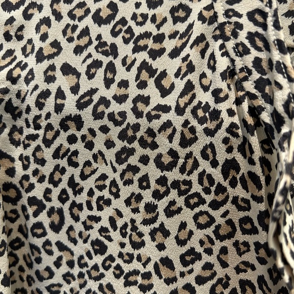 Frame Gillian Leopard Print silk Blouse - Picture 5 of 7